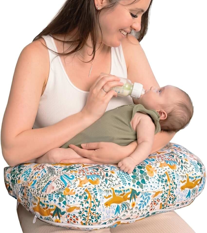 Boppy Nursing Pillow, Safe Ergonomic Breastfeeding & Baby Feeding Support