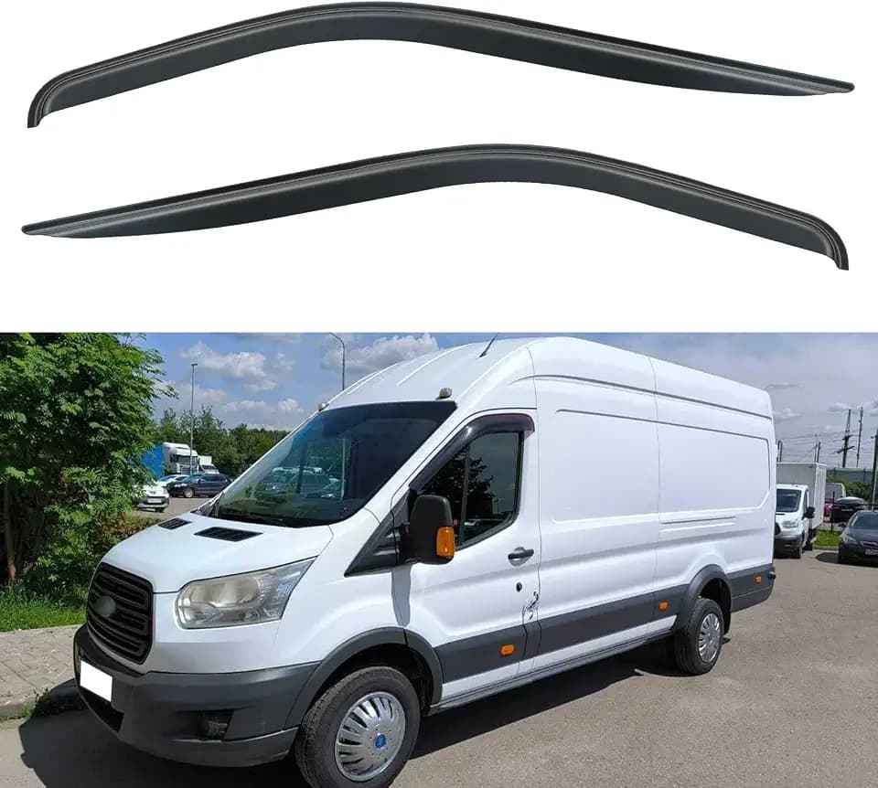 Window Visors Rain Guards for 2014-2026 Ford Transit