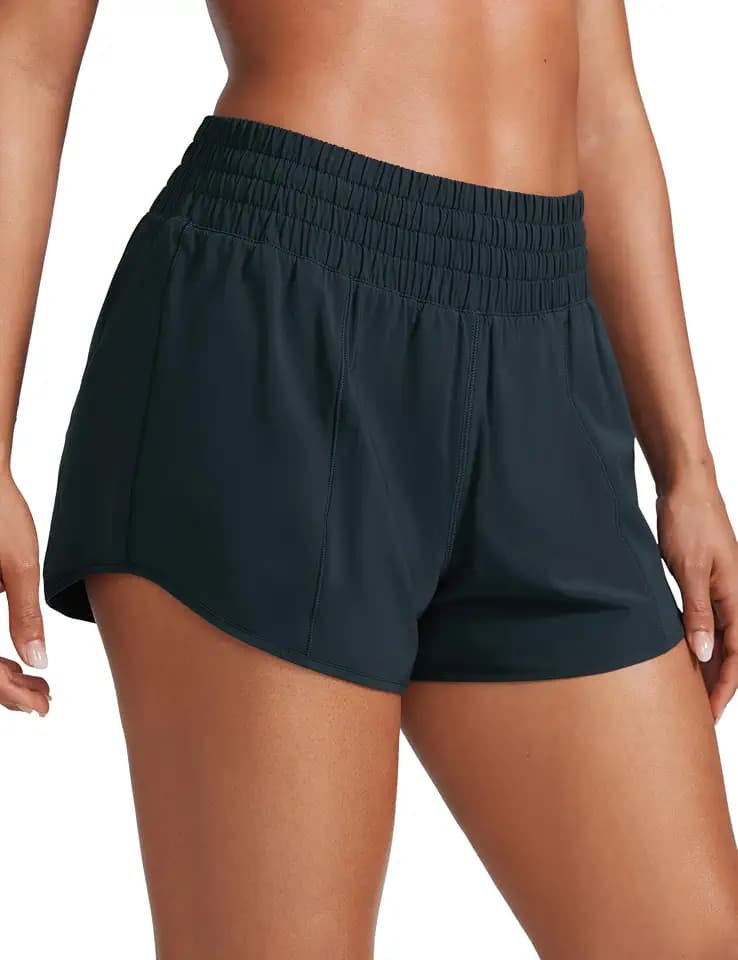 CRZ YOGA High Waisted Running Shorts 2.5"