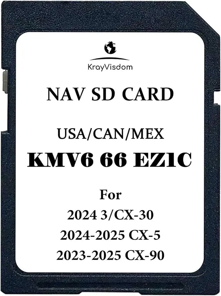Navigation SD Card KMV666EZ1C for Select Mazda, in-Dash GPS Map