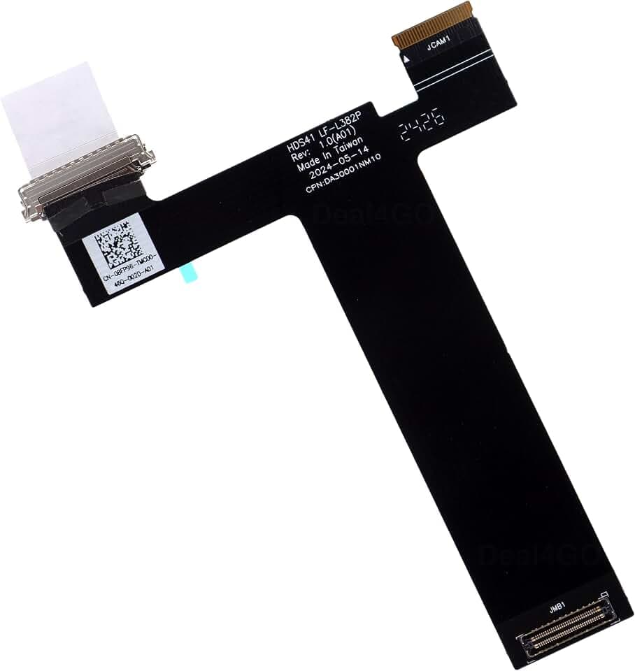 Deal4GO 144Hz FHD HDS41 LCD Display Screen Port LVDS Cable 8FP96 08FP96 LF-L382P Replacement for Dell Alienware X14 R1