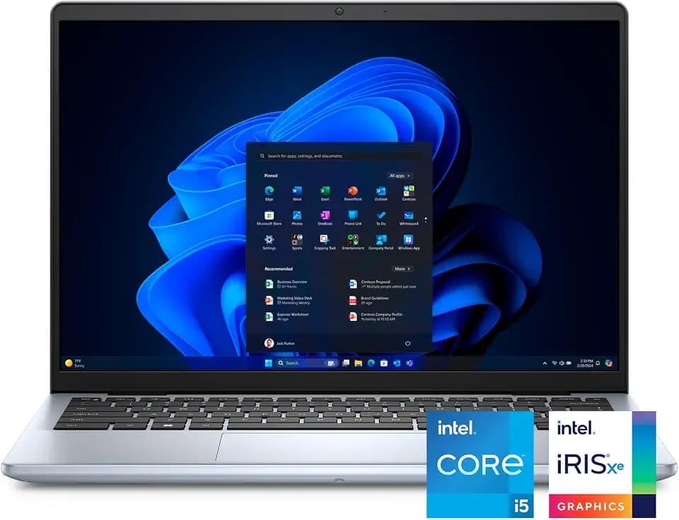 Dell Inspiron 14 Business Laptop 5440-14.0-inch 16:10 FHD+, Intel Core i5-1334U, 16GB RAM, 1TB SSD, Intel Iris Xe Graphics, Windows 11 Pro Laptop, McAfee Business Protection 1-Year, Onsite Service