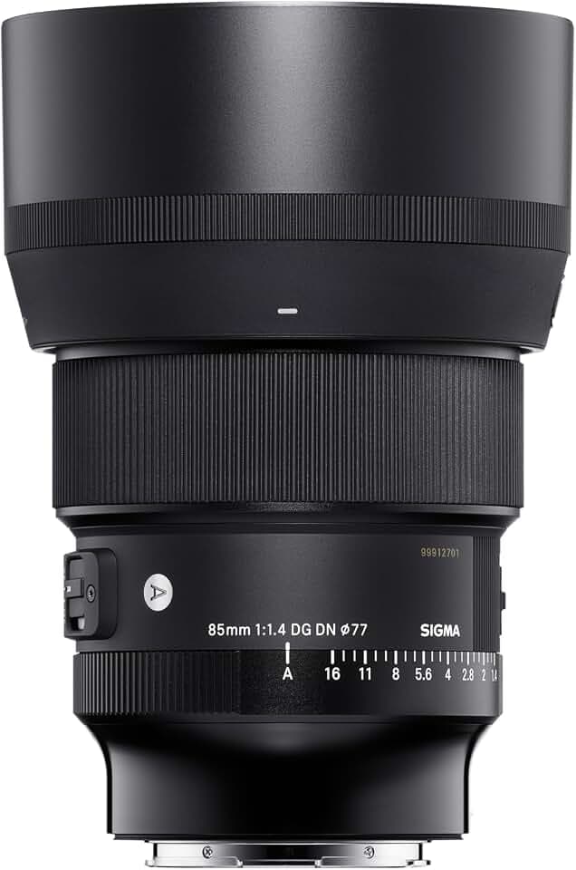 Sigma 85mm F1.4 DG DN Sony E (322965), Black