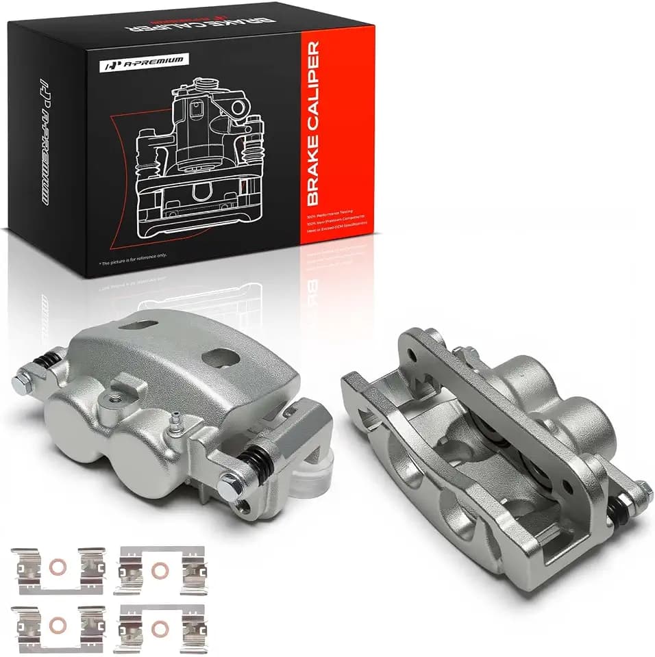 A-Premium Front Left and Right Side Disc Brake Caliper with Bracket