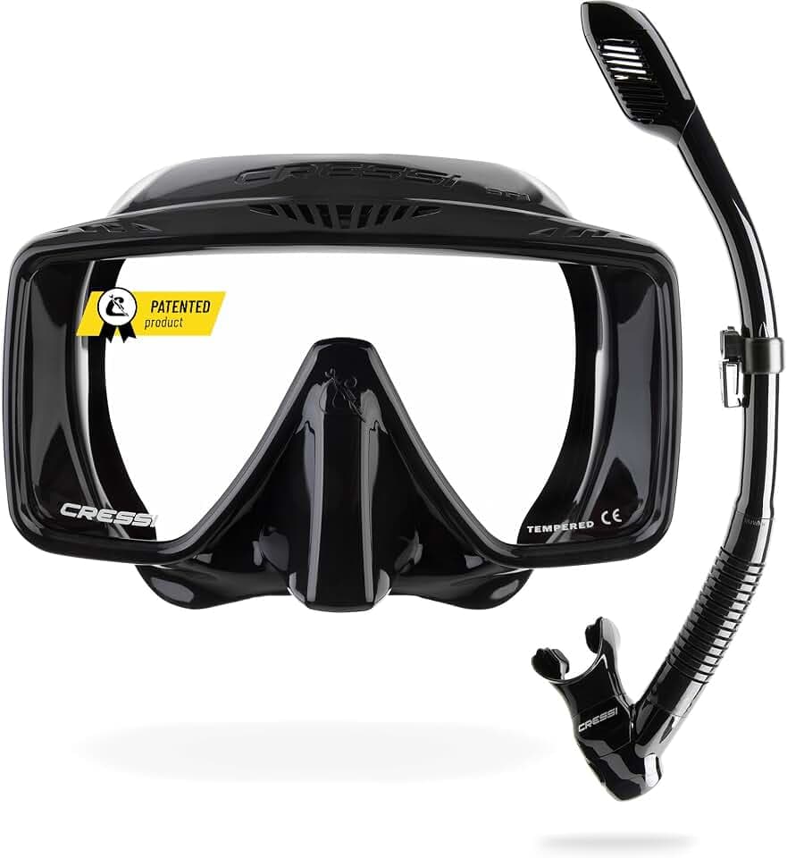 Cressi SF1 Taucherbrille mit Schnorchel, Schnorchelmaske Erwachsene