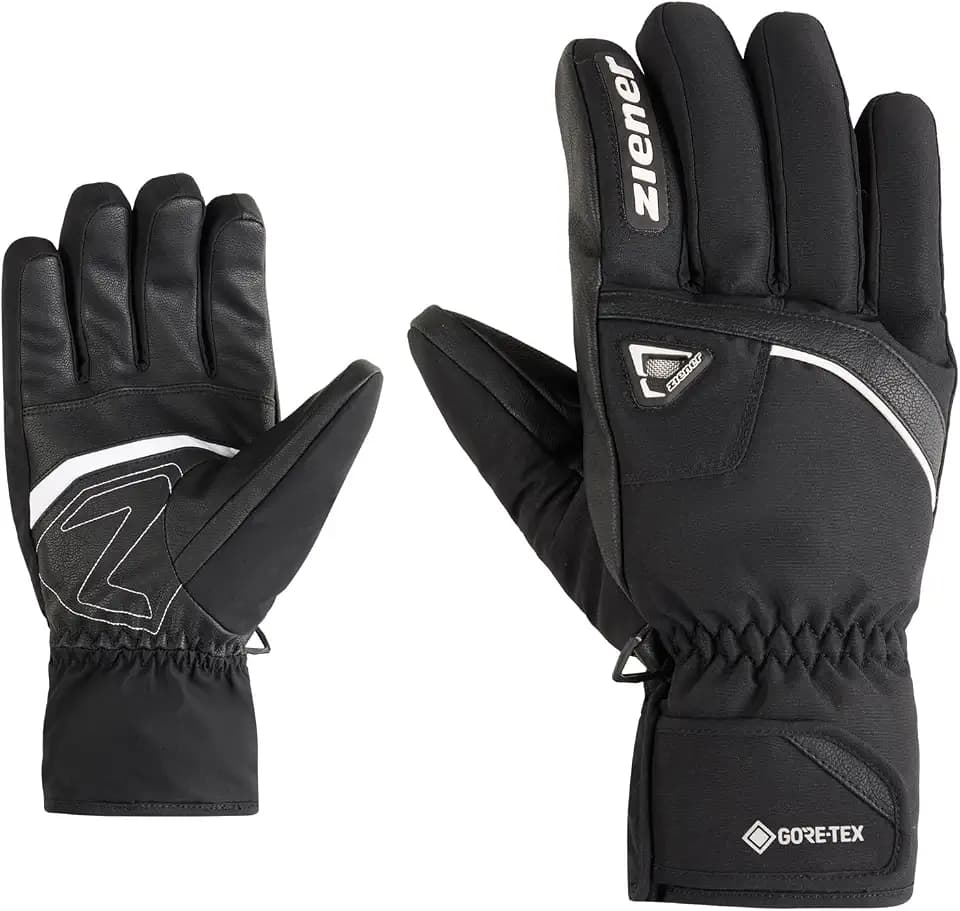 Ziener Herren GALISO-Z Ski-Handschuhe/Wintersport | Gore-Tex, sehr warm, Black, 9