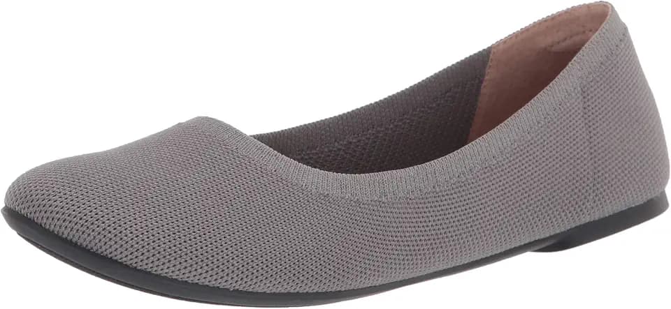 Amazon Essentials Women's Knit Mesh Ballet Flat
