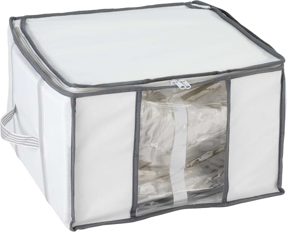 WENKO Vakuum Soft Box S mit Blitz-Ventil Weiß