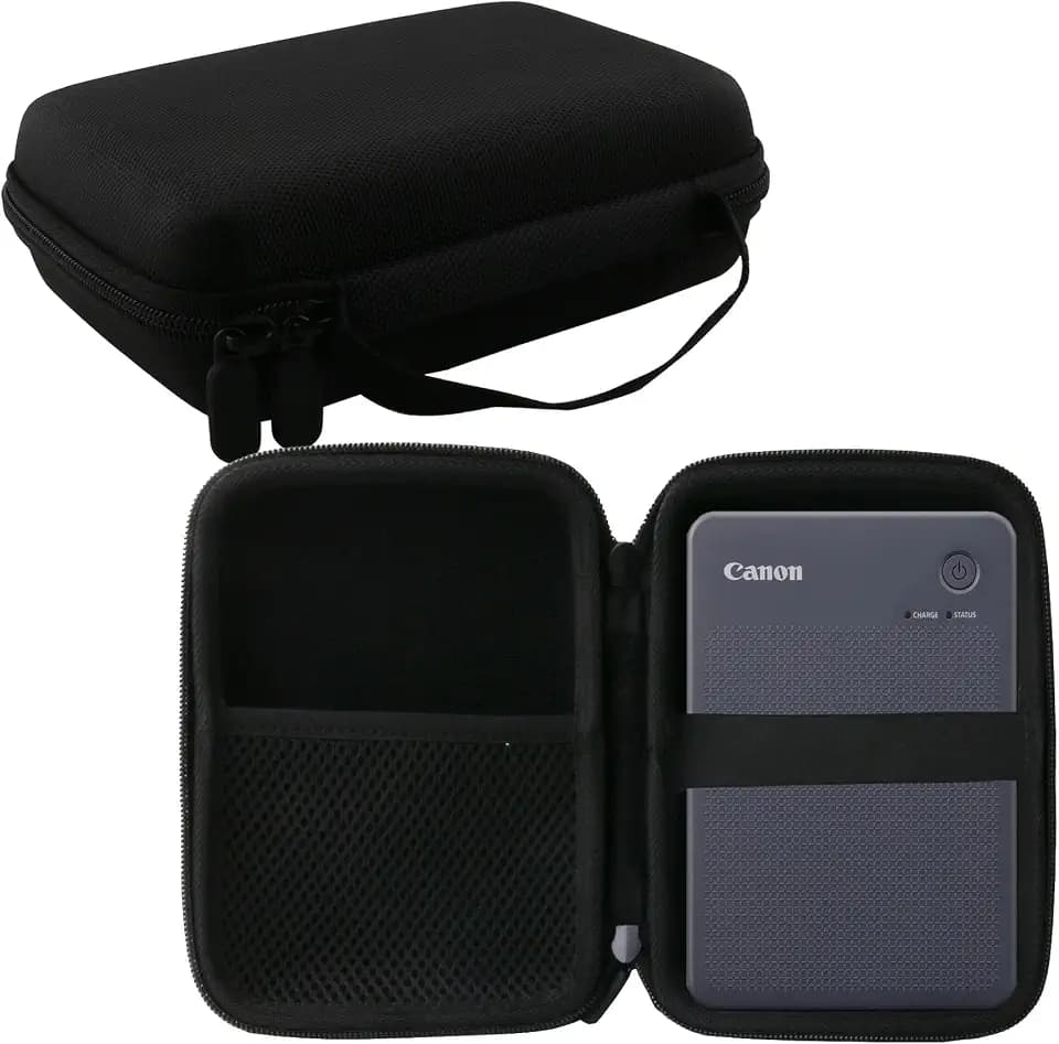 Hard EVA Travel Case for Canon SELPHY QX20/ SELPHY Square QX10 Photo Printer (black)