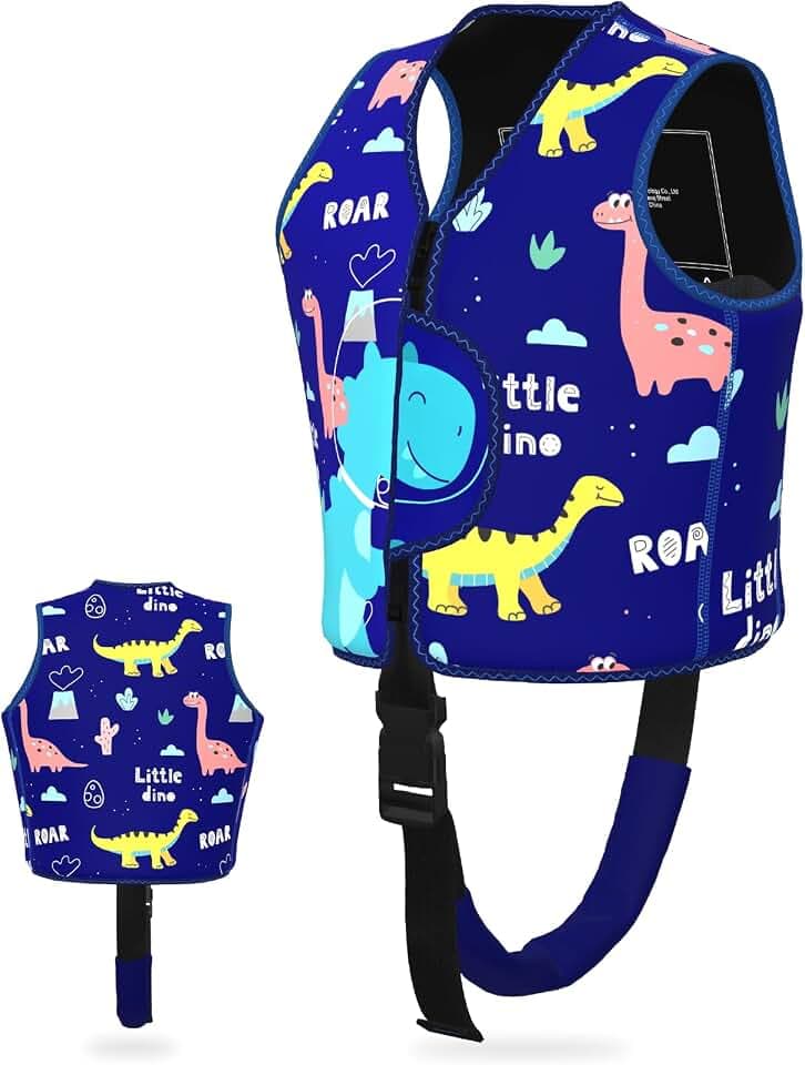 Schwimmweste Kinder 3-6 Jahre,Auftriebsweste Float Jacket für Kinder und Babys,Schwimmtraining Auftrieb Badeweste für Mädchen & Jungen Schwimmhilfe Badeanzug Assist Badeweste