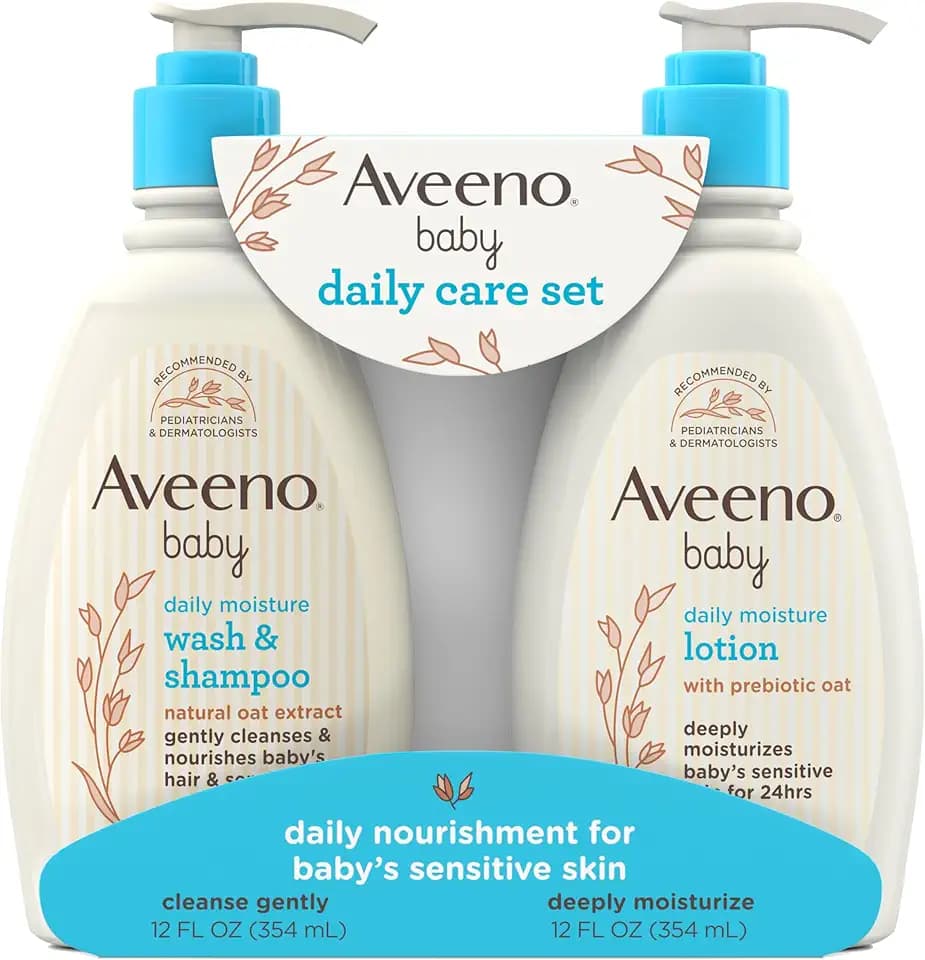 Aveeno Baby Daily Care Gift Set, 2 Items