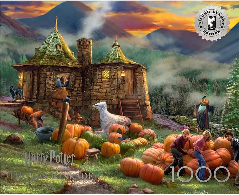 Buffalo Games - Harry Potter Hagrid's Hut - 1000 Piece Puzzle for Adults