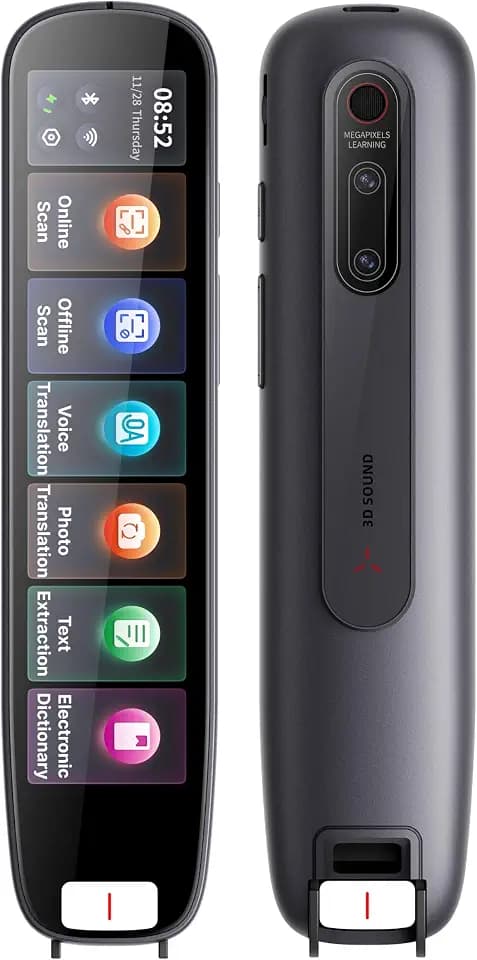 Translator Pen, 4.25" Scanner Reader Pen, 134 Online Translation