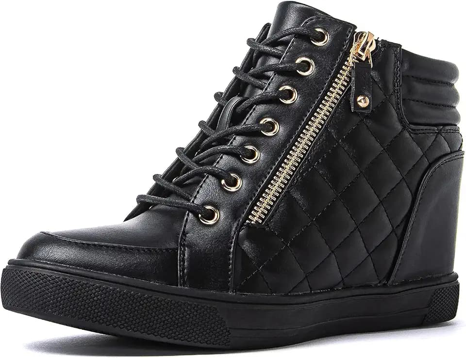 GLOBALWIN Women's Ankle Boots Wedge Sneakers For Women