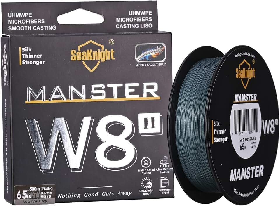 SeaKnight W8 II 8 Fach Angelschnur Geflochten Salzwasser 150M/300M/500M PE Geflochtene Angelschnur 8 Stränge Karpfen Angelschnur Forelle 15-100LB