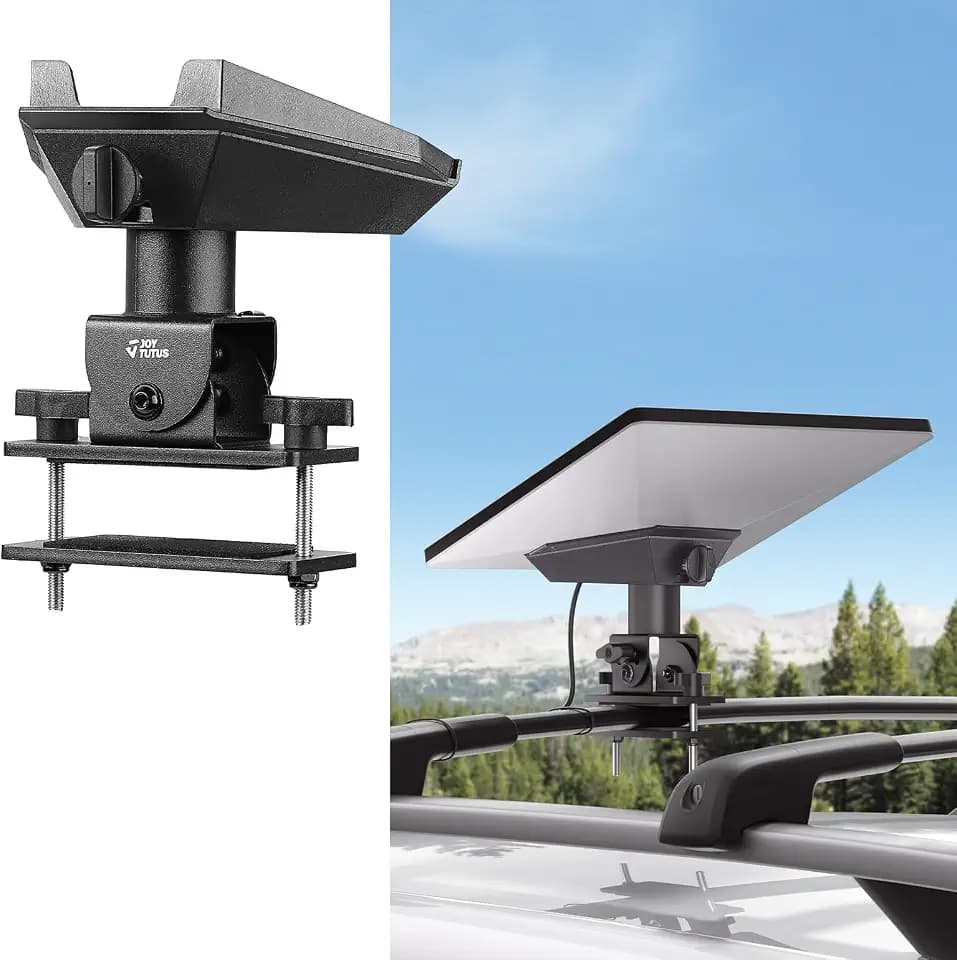 JOYTUTUS Roof Rack Mount Adjustable Angle Mount for Roof Bars Accessories, Black