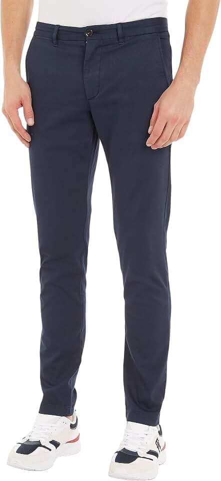 Tommy Hilfiger Herren Gewebte Hosen Bleecker Chino Structure GMD Mw0mw32132