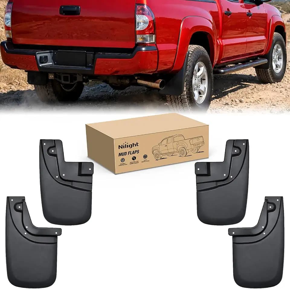Nilight Mud Flaps Splash Guards for Toyota Tacoma 2005-2015