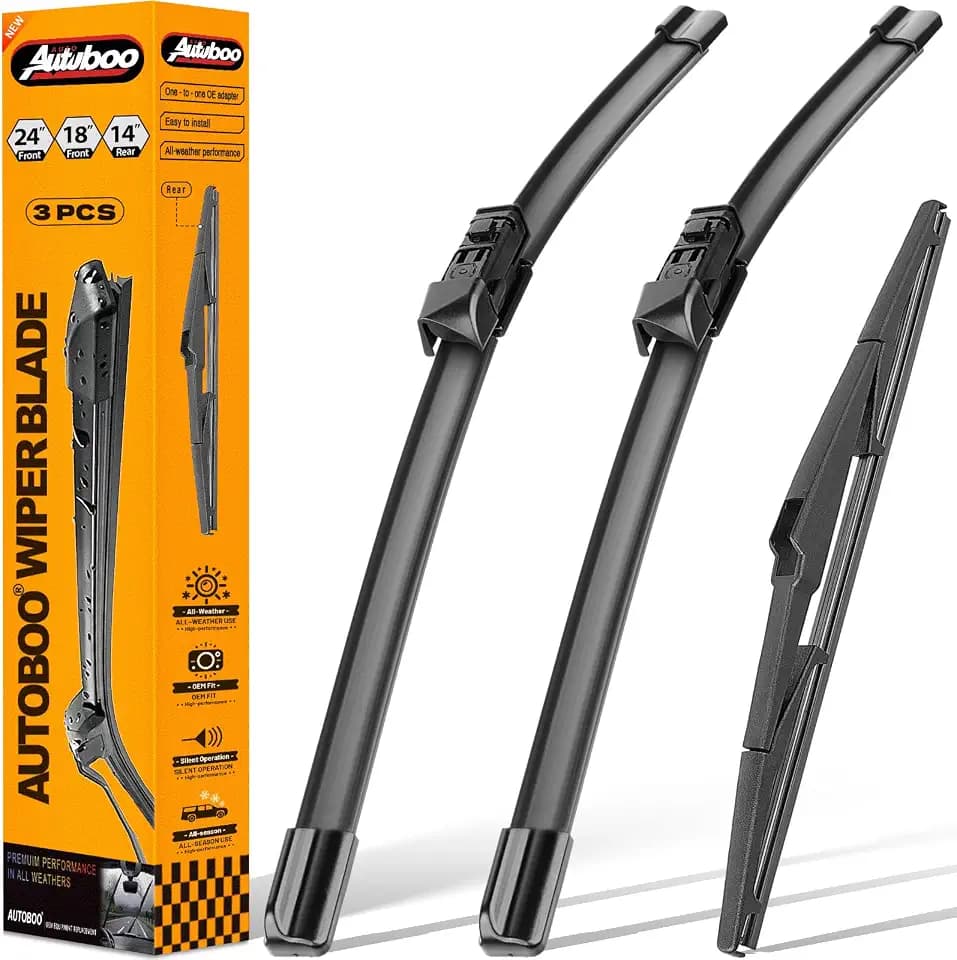 AUTOBOO Windshield Wiper Blade Replacement for Mazda CX5 CX9 2017-2025