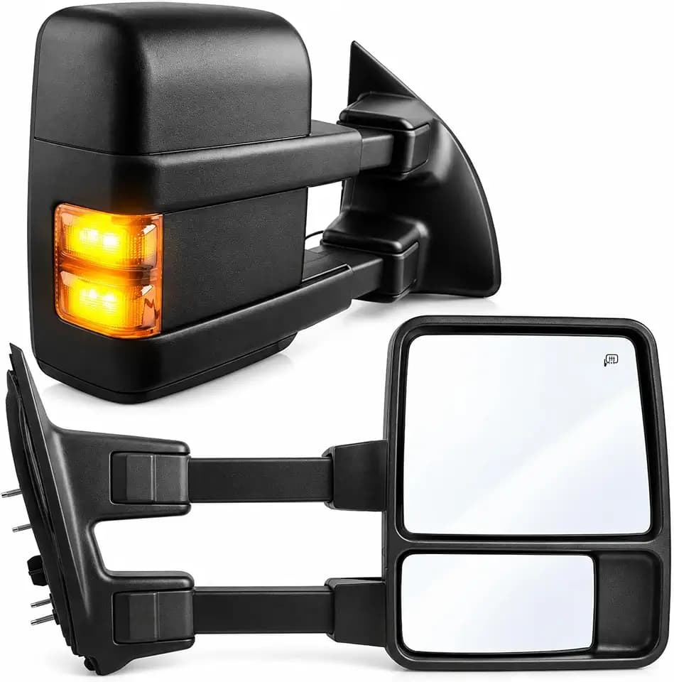 YITAMOTOR Towing Mirrors for Ford 2008-2016 F250 F350 F450 F550 Super Duty