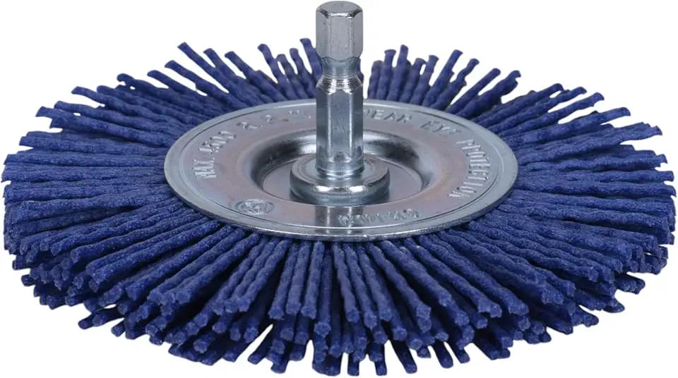 Century Drill & Tool 77443 Nylon Abrasive Radial Brush, 4", Fine