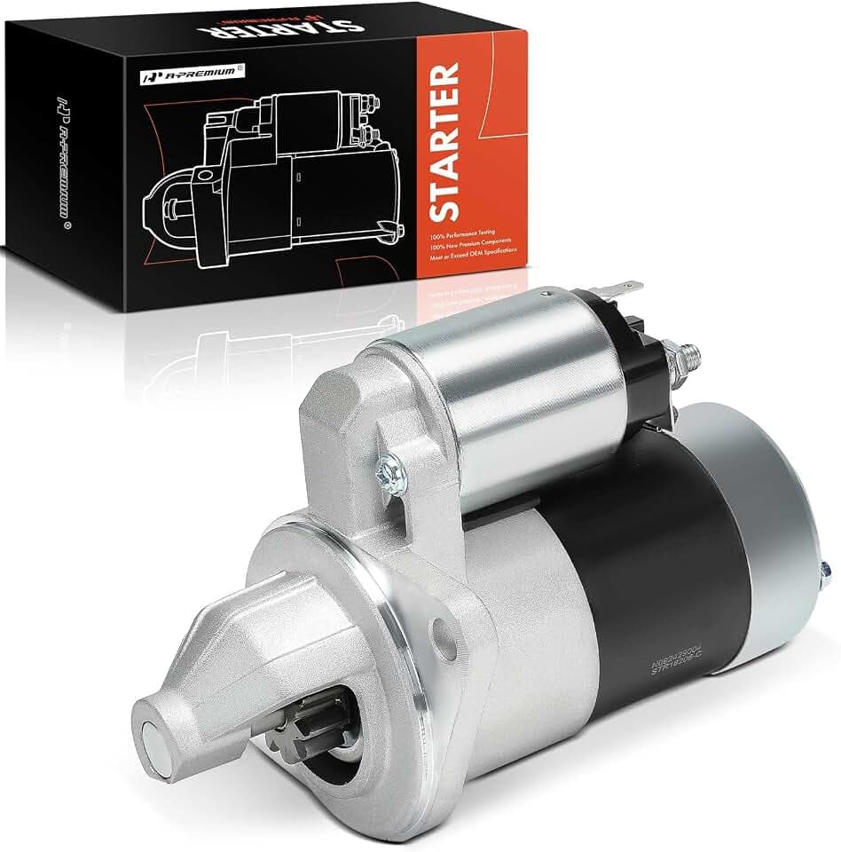 A-Premium Starter Motor, 12V 1.3KW 11 Teeth CW, Compatible with Yanmar
