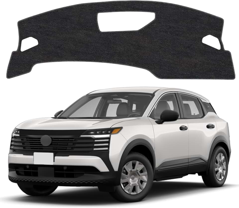 Dash Cover Mat for Nissan Kicks 2025 2026 Accessories Non-Slip Dashboard Cover Mat Sunshade UV Rays Protector Interior Accessories