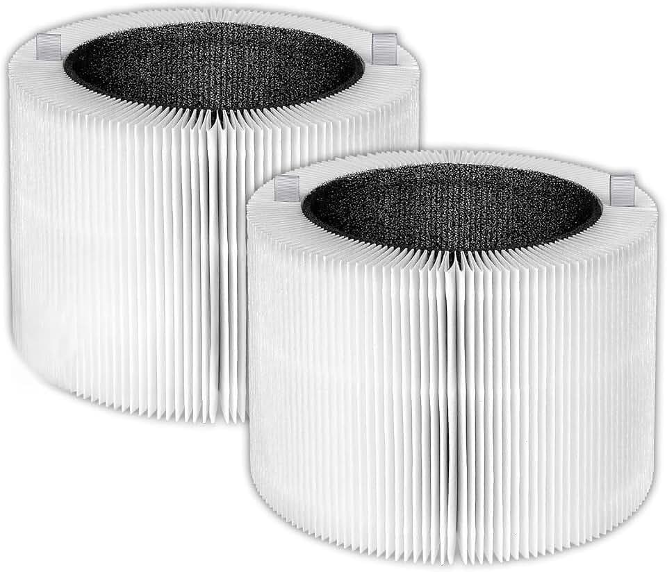 (2 Stück) 511i Max Ersatzfilter kompatibel mit Blue Pure 511i Max Luftreiniger, H13 True HEPA-Filter, 2-in-1-Aktivkohlefilter, vergleichbar mit Teilenummer F5MAX, 511i Max Weißfilter