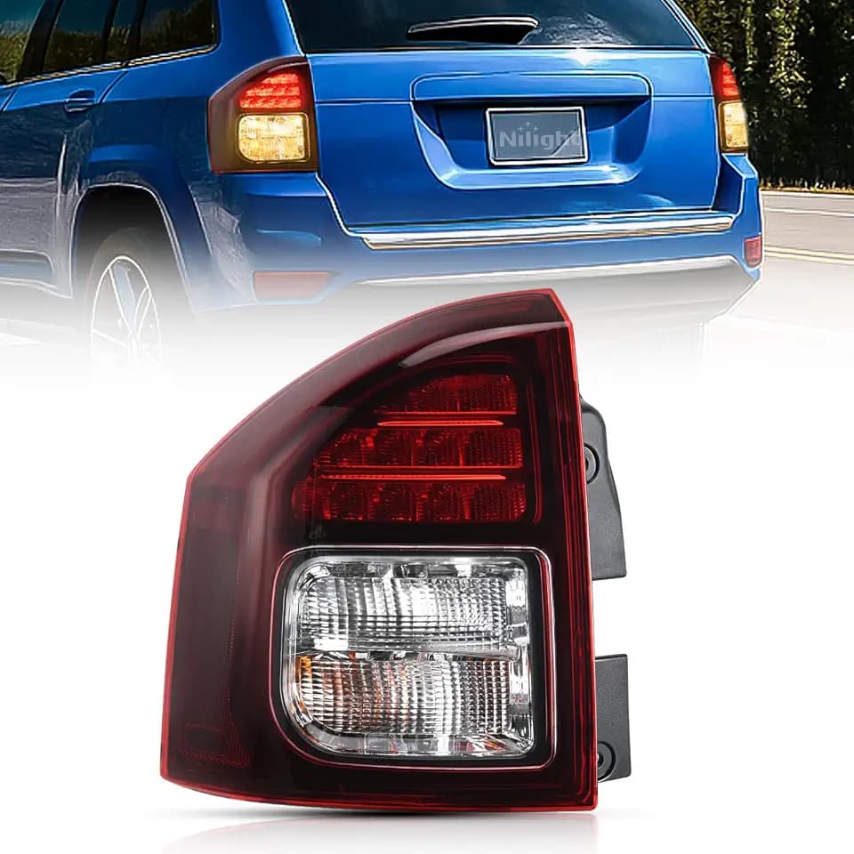 Nilight Taillight Assembly Compatible with 2014 2015 2016 2017 Jeep Compass