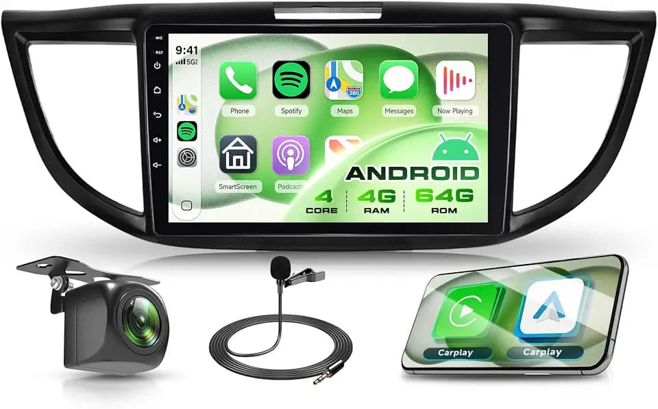 Rimoody 4G+64G Android 15 Car Stereo Radio for Honda CRV 2012-2016