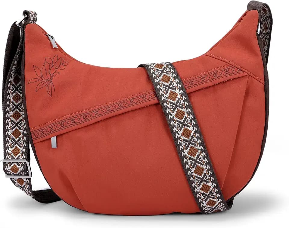 Crossbody Bags for Women, Lightweight Messenger Shoulder Bag with Adjustable Strap, Casual Travel Shopping Purse