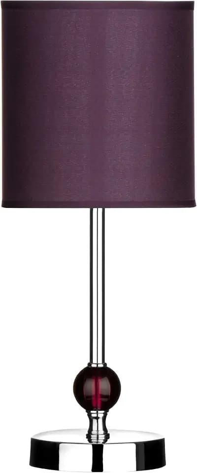 Interiors by Premier Purple Acrylic Ball Table Lamp