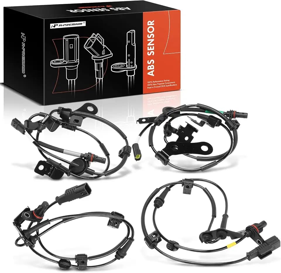 A-Premium Set of 4 Front & Rear ABS Wheel Speed Sensor Compatible with Kia