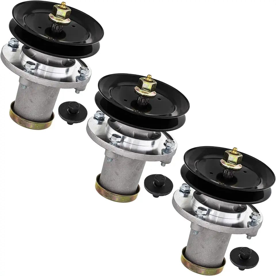8TEN Spindle with Pulley for Husqvarna 539112170 532112171 48-Inch 3 Pack