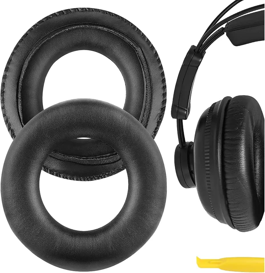 Geekria Replacement Ear Pads for Superlux HD 681/ HD668B/ HD669/ HD660/ HD662/ HD440/ HD330/ HD681F/ HD681 EVO Headphones Ear Cushions, Repair Parts (Black)