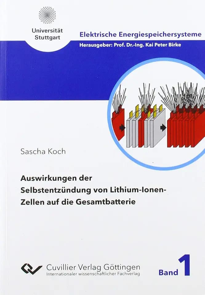 Auswirkungen der Selbstentzündung von Lithium-Ionen-Zellen auf die Gesamtbatterie (Elektrische Energiespeichersysteme)