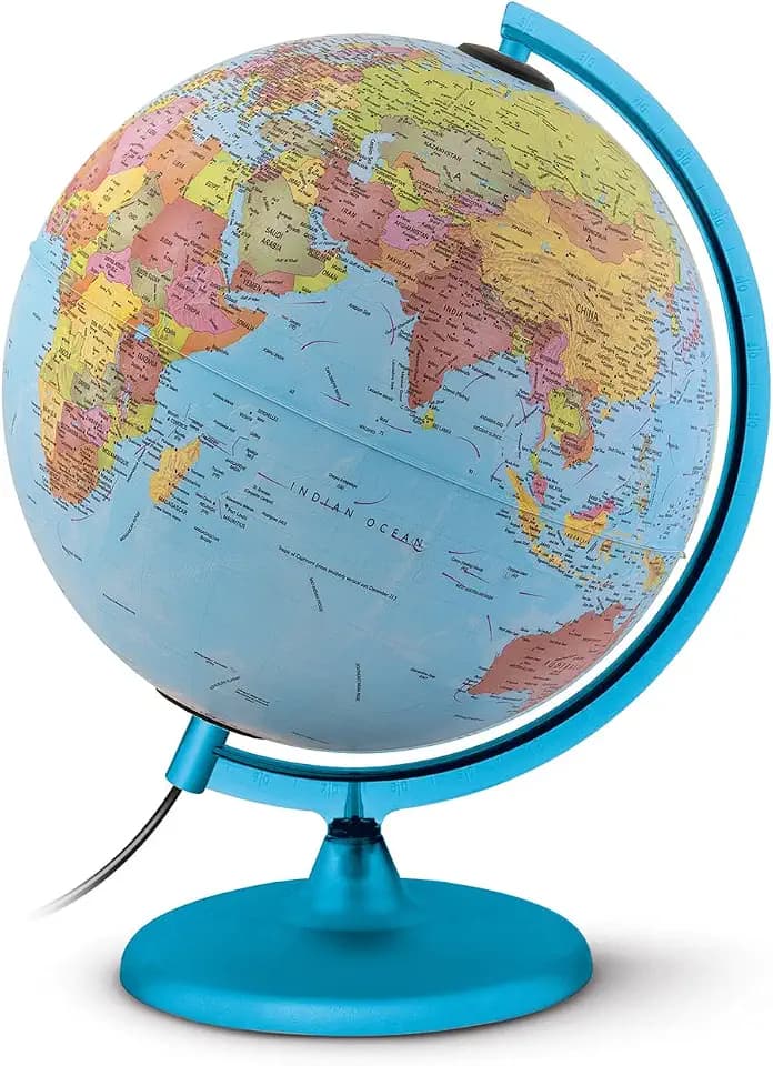 Nova Rico Beleuchteter Globus für Nacht und Tag, 25 cm