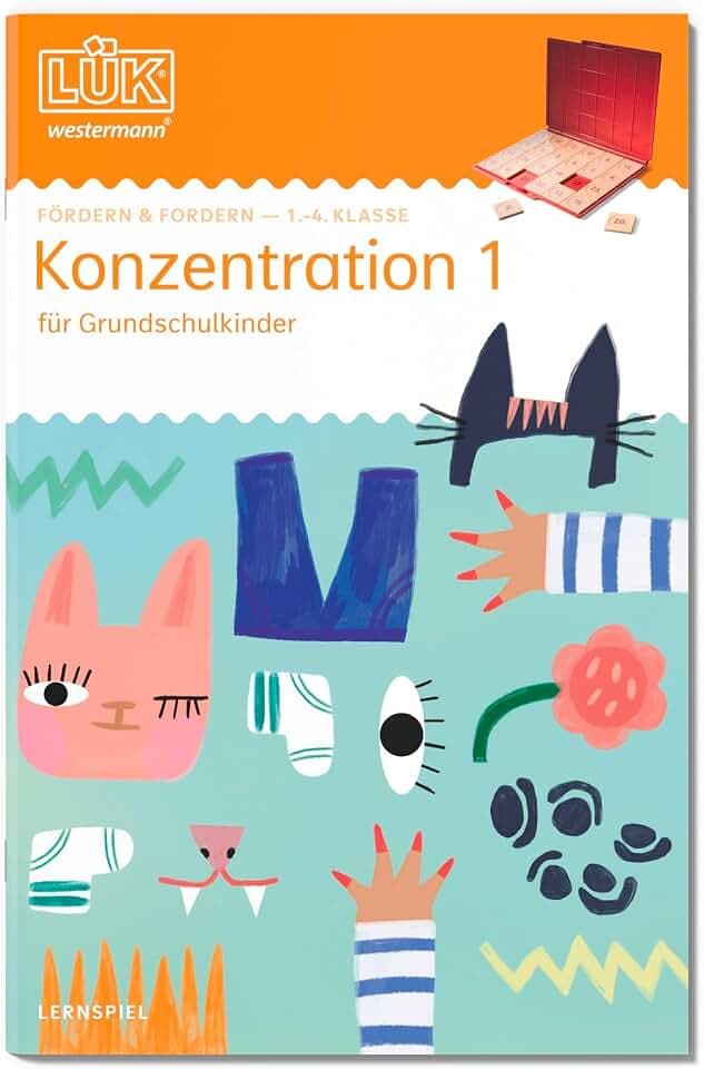 LÜK: 1./2./3./4. Klasse - Fördern & Fordern Konzentration 1 (LÜK-Übungshefte: Fördern und Fordern)