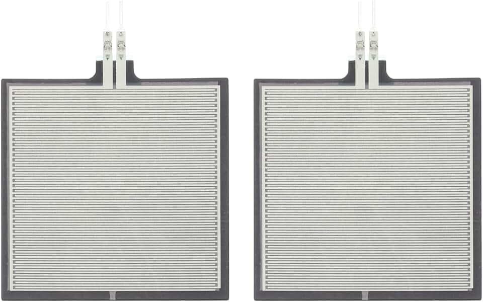 MECCANIXITY Thin Film Pressure Sensor, FSR406B 20g-10Kg Force Sensing Resistor Stress Test Sensor Pad for Smart Home, Instruments, 2 Pack