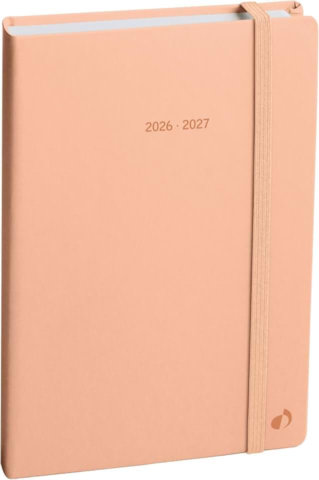 Quo Vadis Schülerkalender 2026-2027, Color ML Pastell, Orange, 10 x 15 cm