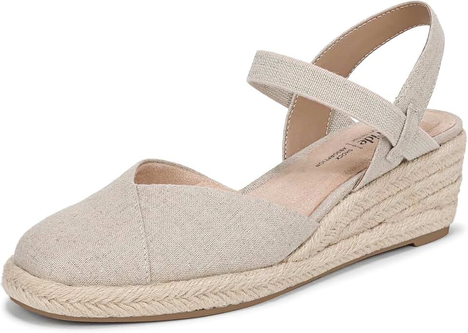 LifeStride Women's Pilar Esparille Wedge Shoe
