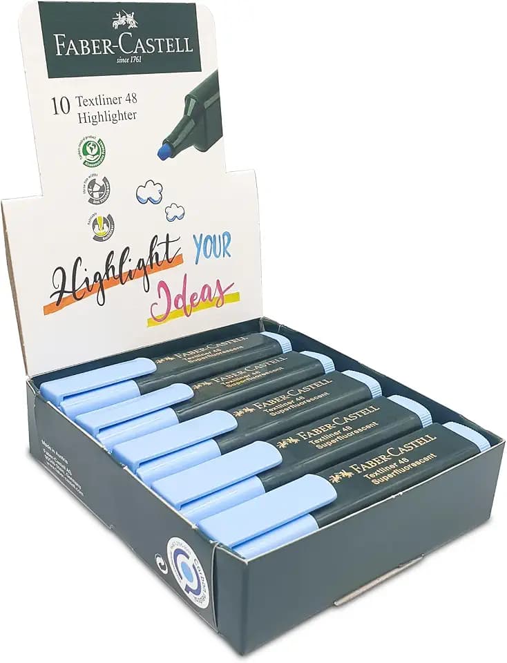 Faber-Castell 154851 Textmarker, blau / grün