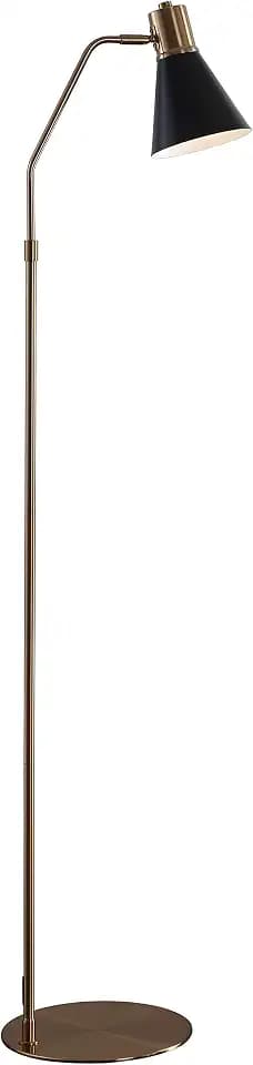 SAFAVIEH Grania Floor Lamp, 60" Modern Gold/Black FLL4042A