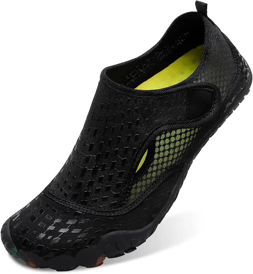 L-RUN Barefoot Water Shoes Women Mens Aqua Sock Athletic Hiking Water Sports Shoes for Swim Beach Pool Sand Diving Walking