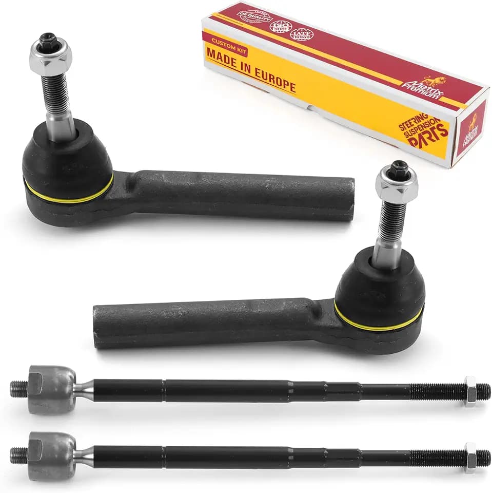 Metrix Premium Chassis Parts Inner & Outer Tie Rod End Kit Fits Ram C/V