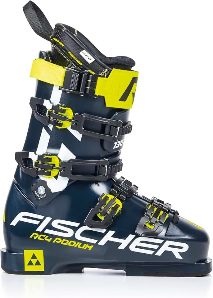 Fischer RC4 Podium GT 130 VFF Ski-Schuhe Herren & Damen Gr. 23,5 Gelb Flex 130 - Profi Schuhe für Leistungssport, Kompakte Passform, maximale Präzision