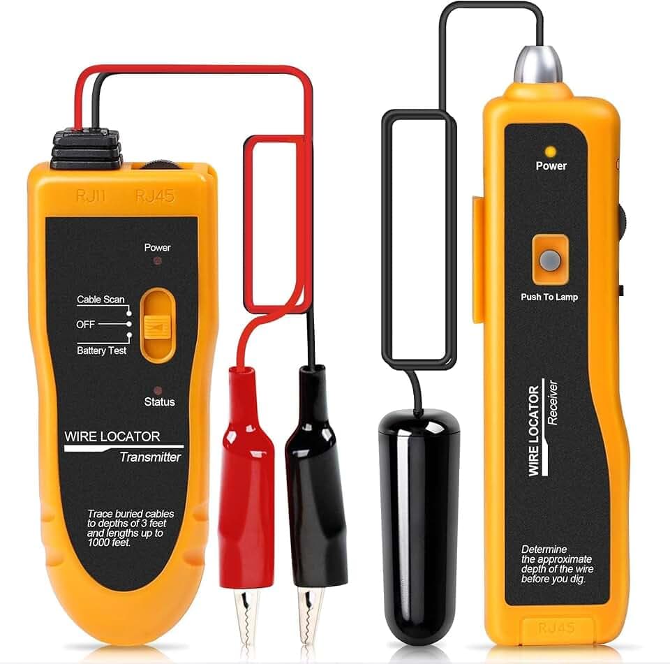 KOLSOLF02 Erdkabel-Suchgerät,für unterirdische Kabel Hundezaun/Bewässerung