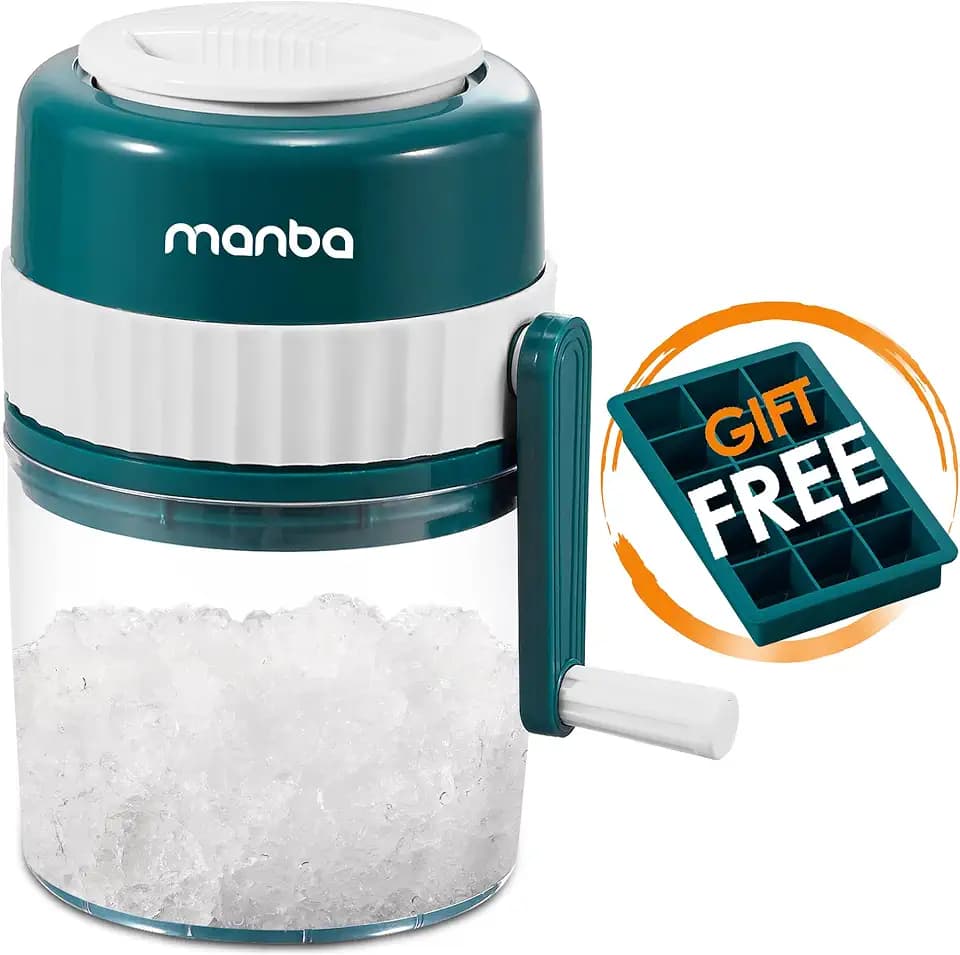 MANBA Slush Maschine manuell - Rasier-Eis & Snow Cone selbst machen