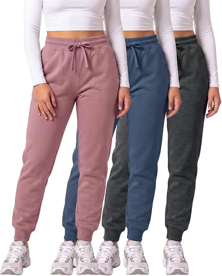 Real Essentials Damen Ladies Fleece Joggers Trainingshose