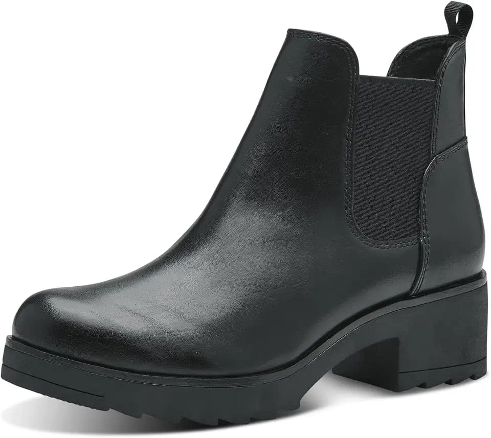 MARCO TOZZI Damen Chelsea Boots mit Reißverschluss